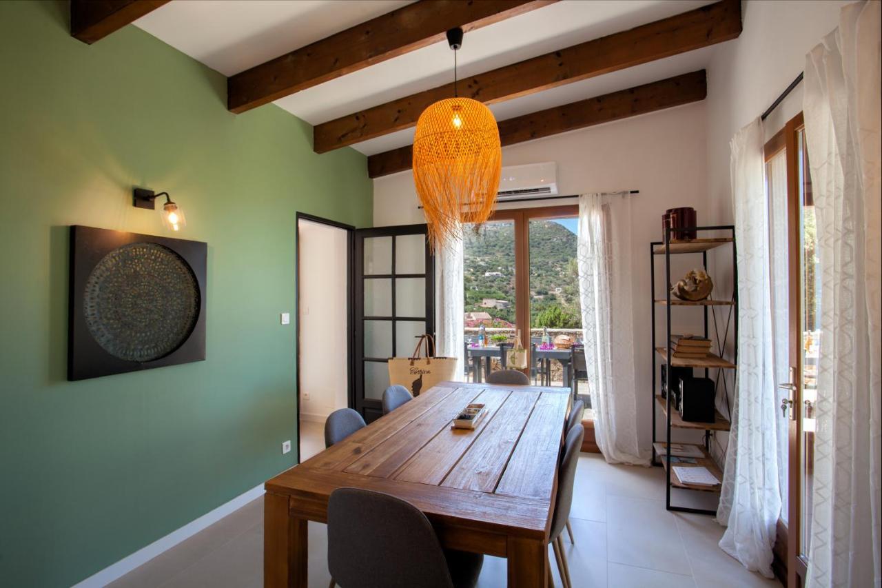 Villa Bodri, Maison En Pierre Avec Vue Mer Et Piscine Chauffee LʼÎle-Rousse Екстериор снимка