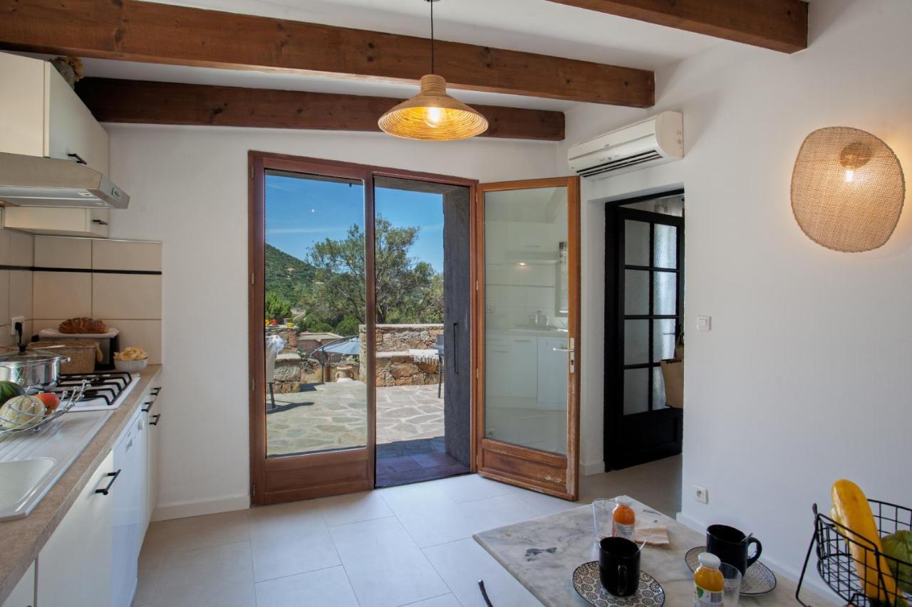Villa Bodri, Maison En Pierre Avec Vue Mer Et Piscine Chauffee LʼÎle-Rousse Екстериор снимка